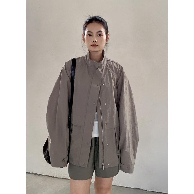 ジャケット レディース 通勤 ゆったり ルーズ 春 カジュアル アウター オフィス ビジネス スタイル 快..