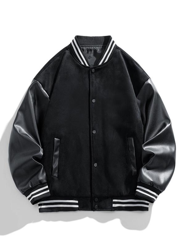 ジャケット メンズ 春秋 ルーズ 野球風 カジュアル アウトドア ストリート アメリカンスタイル 街着 デ..