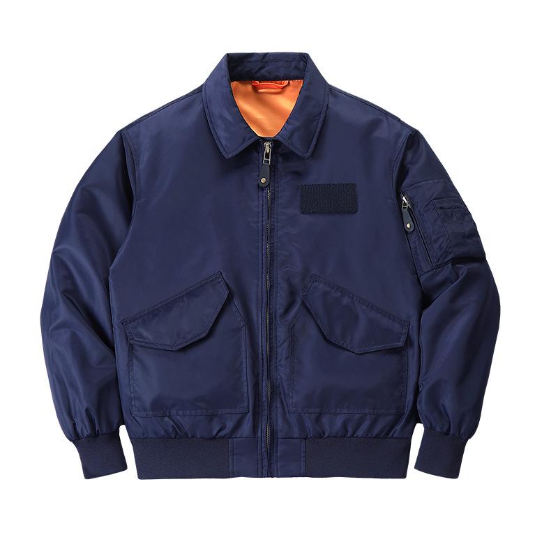 ジャケット メンズ 空軍 飛行士 ボンバー 春秋 ワーク ベースボール スタイル 軽量 吸湿速乾