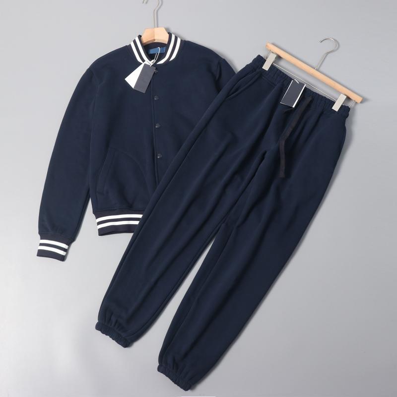 秋冬 男女兼用 野球ジャージ セット 暖か 起毛加工 アメリカンスタイル カジュアル ストリートファッシ..