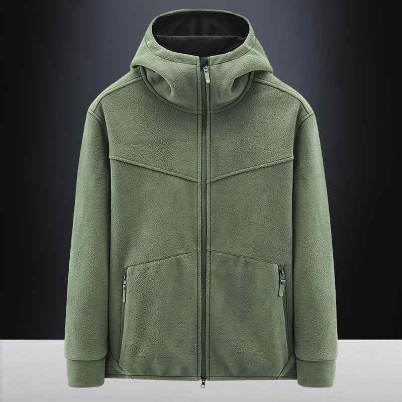 フリースジャケット メンズ 秋冬 フード付き シェルパ 厚手 野球ジャケット カジュ...