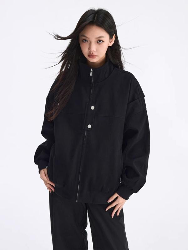 ジャケット 男女兼用 アメリカン ビンテージ デトロイト ラペル 春夏 ワークウェア ハイストリート クール 棒球服 切り替え デザイン