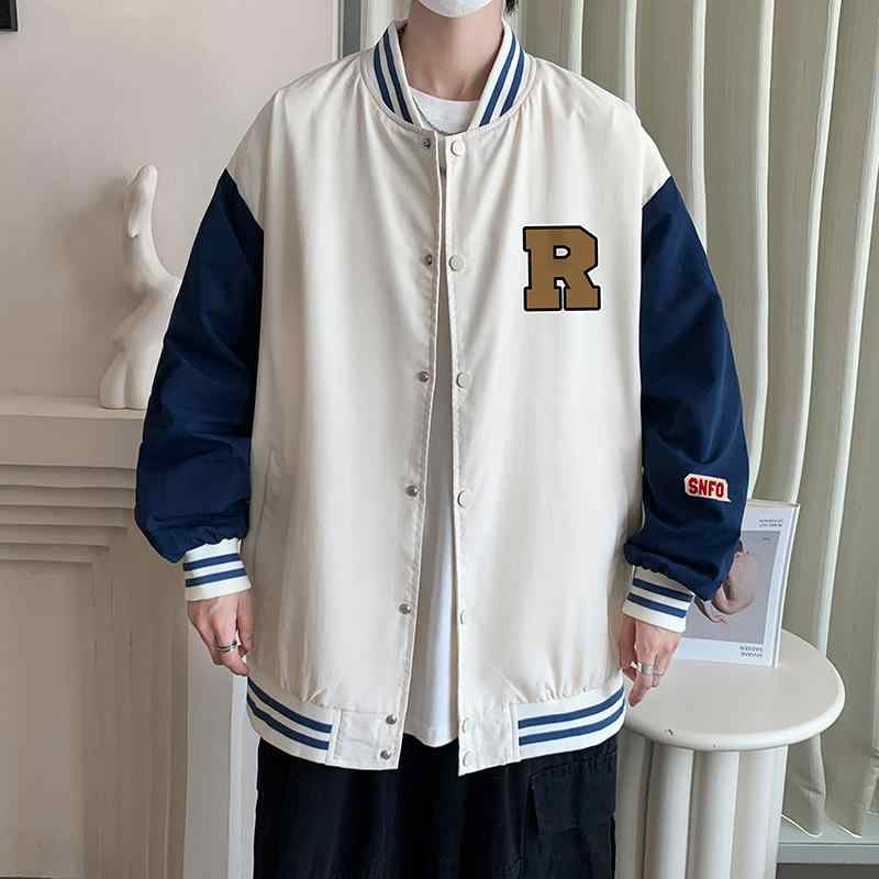 ジャケット 男女兼用 香港風 春秋 野球風 カーディガン 長袖 ゆったり カップル ストリートファッション