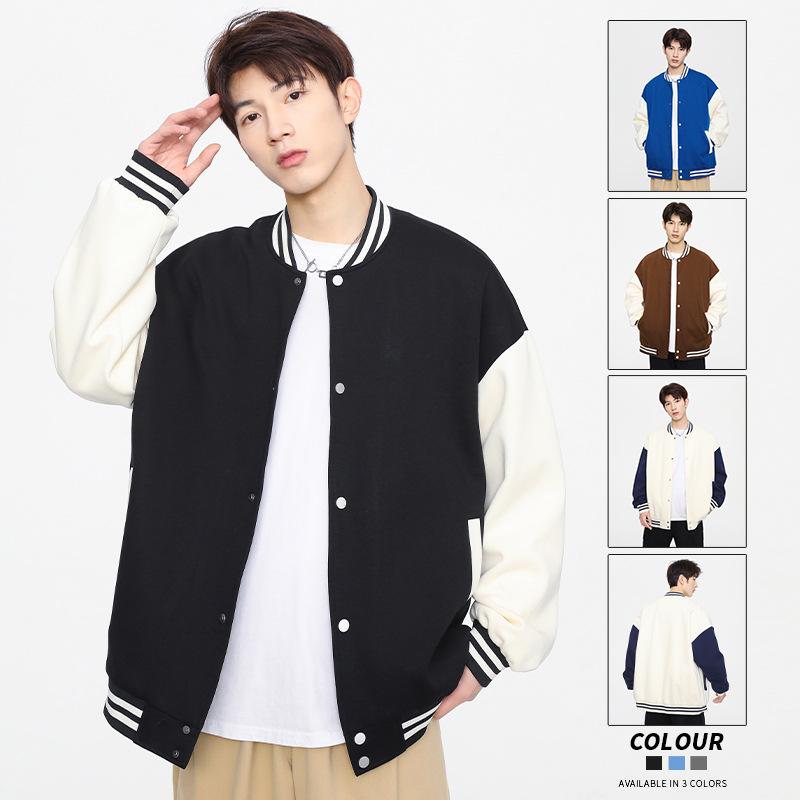メンズ 春秋 薄手 スポーツジャケット ベースボールジャケット アウトドア ストリートスタイル アウター