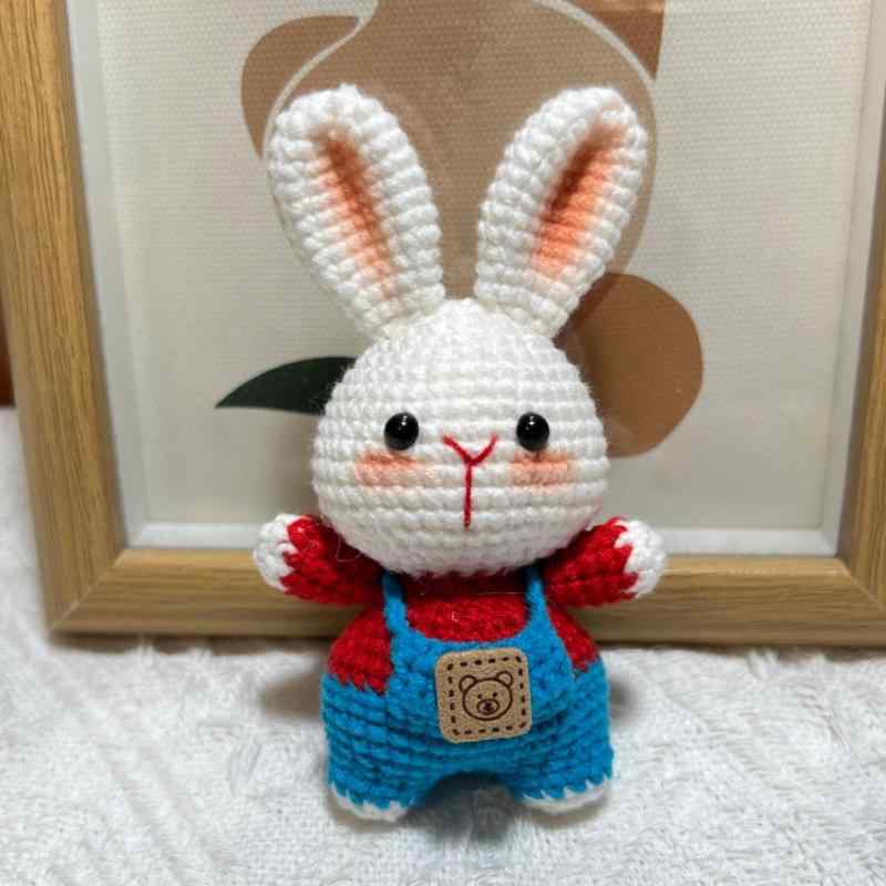 {"result": "ぬいぐるみ キーホルダー かわいい ウサギ 手編み 毛糸 クロシェ 掛飾 クリエイティブ アクセサリー インテリア 雑貨 ギフト アイテム 飾り チャーム ポーチ バッグ ハンガー クリップ ピン フック ループ ストラップ チ
