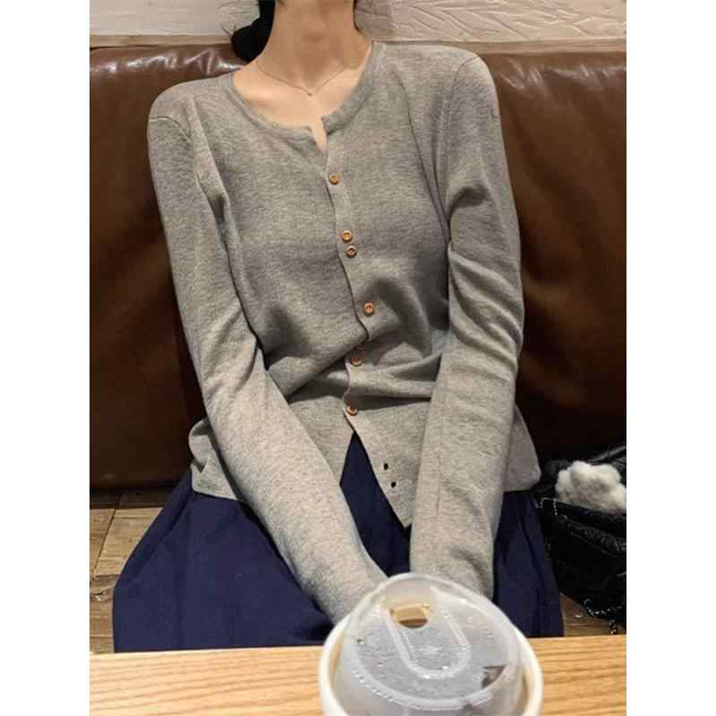 レディース ニットカーディガン フレンチスタイル 春秋 高級感 柔らか ふんわり ソフト モチモチ 通常肩 スタイリッシュ エレガント 美..