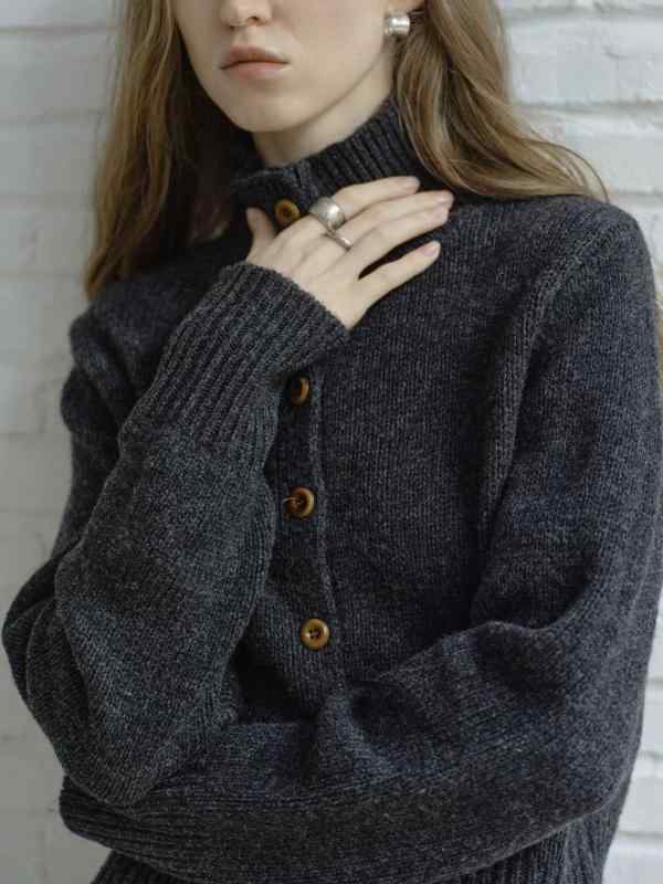 ニットカーディガン レディース 高級感 レトロ シンプル 百搭 柔らかい 優しい 通勤 ファッション 羊毛 長袖