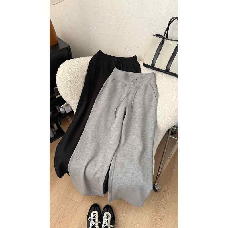 Rakuten - パンツ レディース 細見え 体型カバー 脚長効果 ハイウエスト 楽ちん ゆったり 接触冷感 莫代尔 運動 スポーツ カジュアル 春夏(x2)