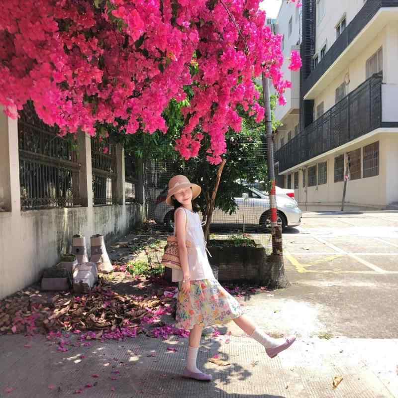 スカート レディース 花柄 ハイウエスト Aライン フレアスカート 細見え 体型カバ...