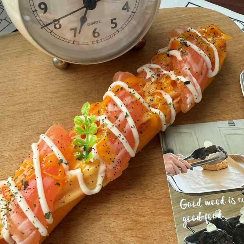 捏ねる玩具 キッズ リアル 食品型 バゲット 食品級シリコン ストレス解消 デスクグッズ