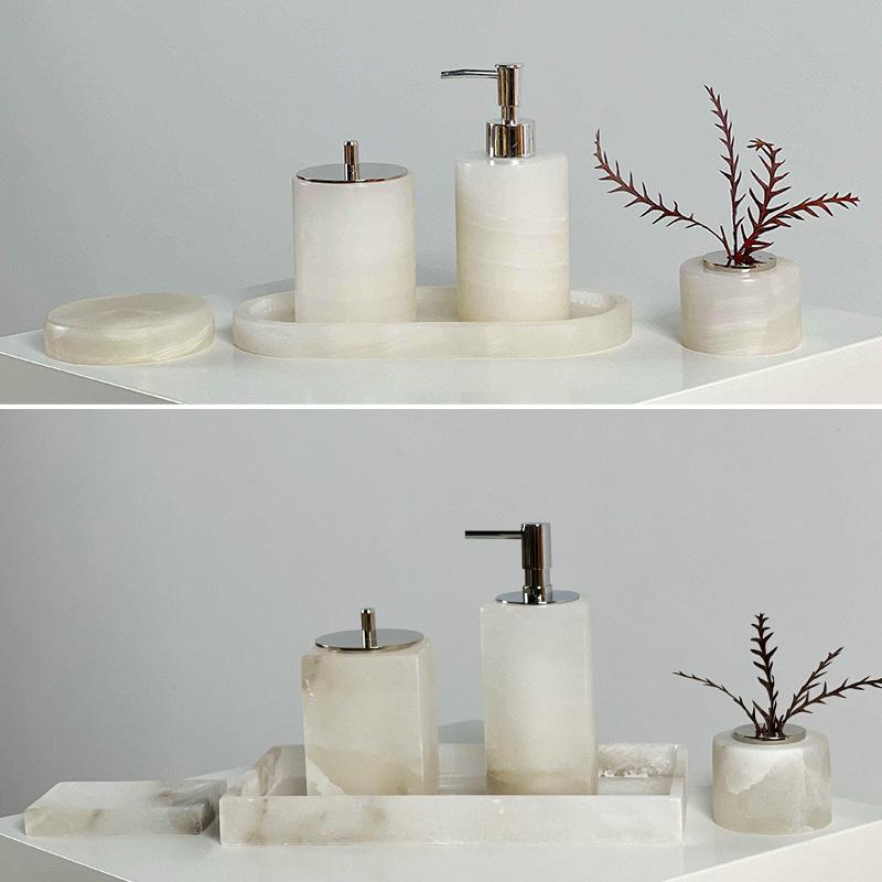 インテリア雑貨 北欧風 軽奢 大理石 装飾トレイ リビング ホテル 民宿 高級感 置物 陳設品 テーブルウ..