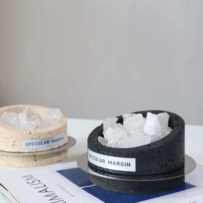 拡香器 インテリア 現代軽奢 高級感 クリスタルストーン 洞石 無火アロマ ホテルデコレーション モデル..