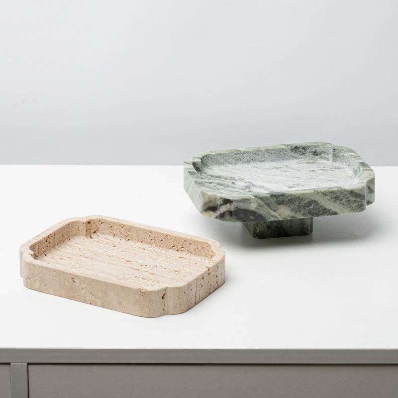 インテリア花器 大理石 苔模様 新中国風 高級感 植木鉢 果物皿 ティーテーブル用 飾り品 モデルルーム ..