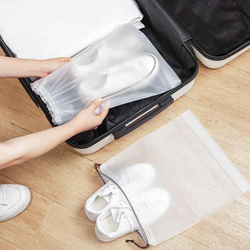 シューズ収納袋 学生用 防塵 防潮 防カビ 引っ越し 保護カバー サッカーシューズ バスケットシューズ ..