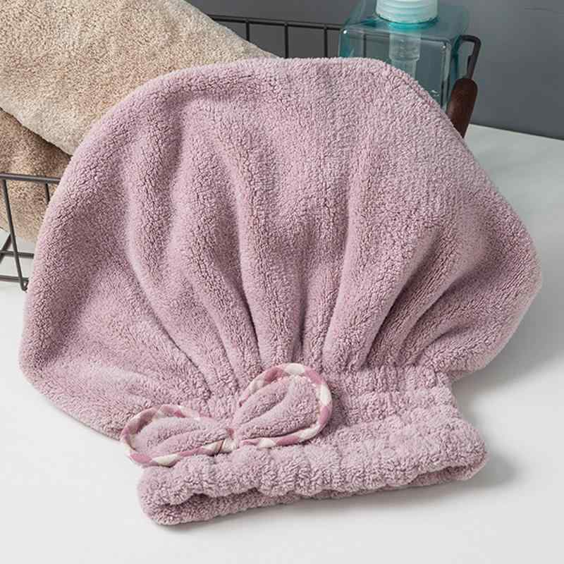 レディース ヘアタオル 珊瑚フリース 超吸水 速乾 長髪用 包頭巾 浴室 ドライヘアキャップ 女性 髪拭き..