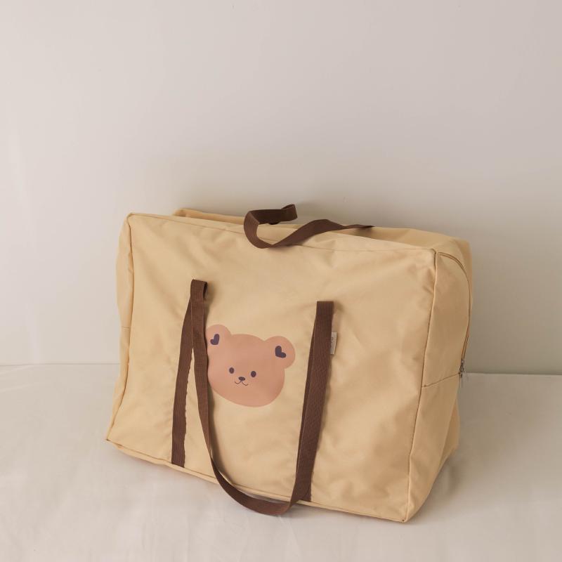 キッズ 布団収納袋 動物柄プリント 幼稚園用 大容量 整理袋 防塵パック 収納ポーチ 子供部屋 寝具整理 ..