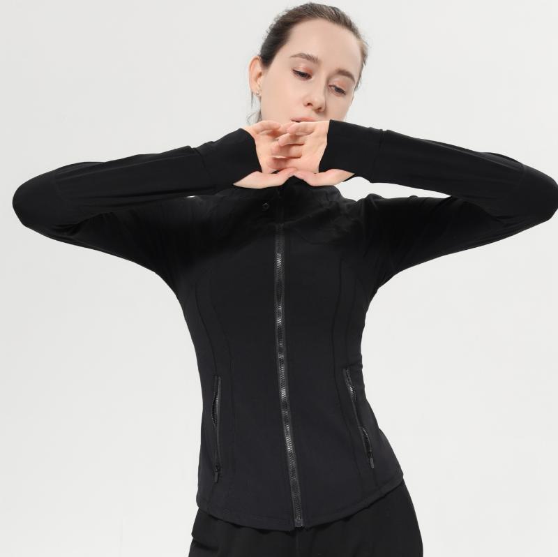 ヨガジャケット レディース 秋冬 ストレッチ スリム 起毛 吸湿速乾 スタンドカラー 修身 フィット スポーツウェア トレーニング ピラティス アウター フィットネス