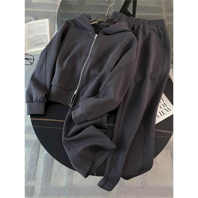 ・生地: ポリエステル・主生地成分: ポリエステル・主生地成分含量: 90%-95%・色: ベージュ上衣+ベージュパンツ,ダークグレー上衣+ダークグレーパンツ・サイズ: S,M,L,XL,XXL・袖型: プリンセススリーブ・袖丈: 長袖・適用性別: 女性・セットタイプ: 上衣セット