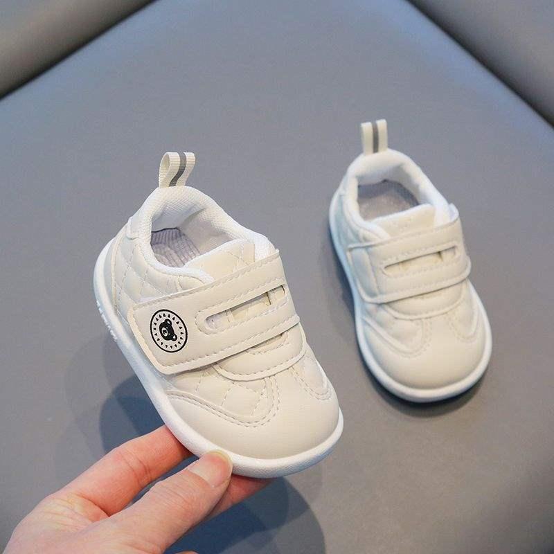 First Shoes - ベビーシューズ 0-2歳赤ちゃん用 柔らかい底 防滑 防脱げ カジュアル 春夏 マジックテープ 吸湿速乾 軽量