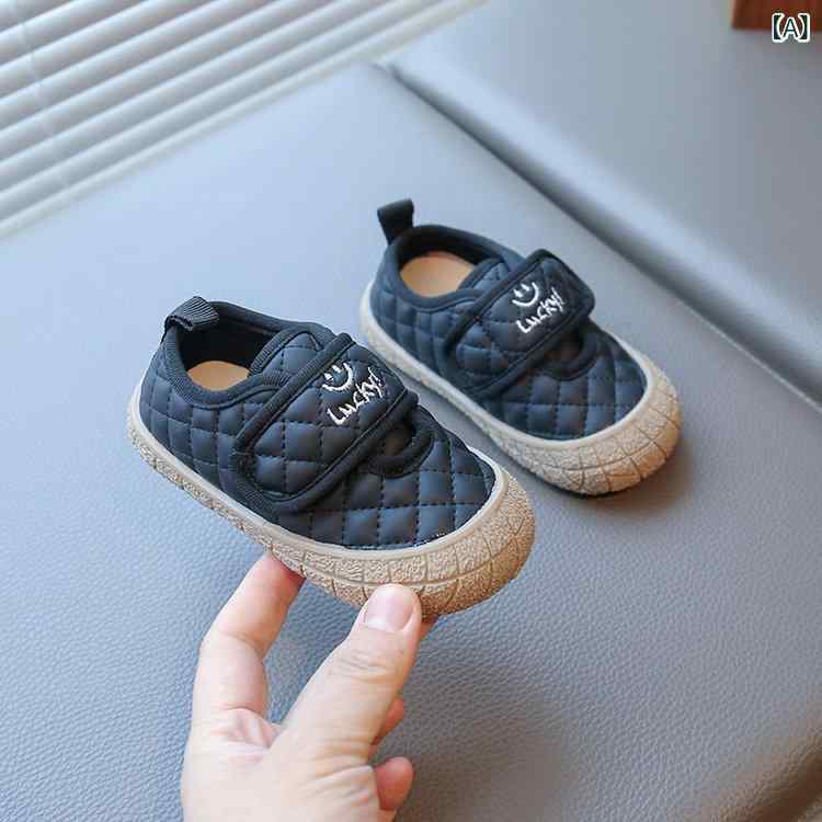 学歩靴 ベビーシューズ 乳幼児 男女兼用 室内用 通気性 柔らかい底 春秋 小童靴 歩行練習 ソフトソール..