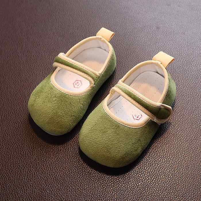 ベビーシューズ 女の子 プリンセスシューズ 春夏 布靴 柔らかい底 室内用 軽便 歩き始め 1歳半 2歳向け