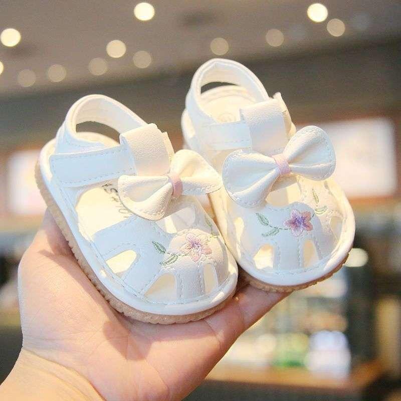 春夏 ベビーサンダル 女児 かわいい プリンセスシューズ 防滑 ソフトソール 学歩靴 幼児 赤ちゃん 歩き始め 軽量 通気性 室内外兼用