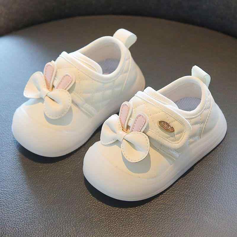 ベビーシューズ 女の子 春秋 学歩 ソフトソール 1歳用 インファント プリンセス 白 幼児 歩き始め 室内..