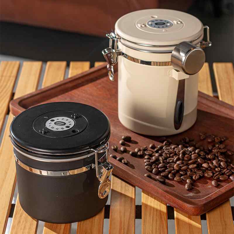 キャニスター 密封容器 304ステンレス 保存容器 コーヒー豆 茶筒 キッチン用品 防湿 穀物 収納 ボックス 収納ケース おしゃれ シンプル 丈夫 錆びにくい 衛生的 大容量 乾物入れ シリアル キッチン収納 プロ仕様 高見え