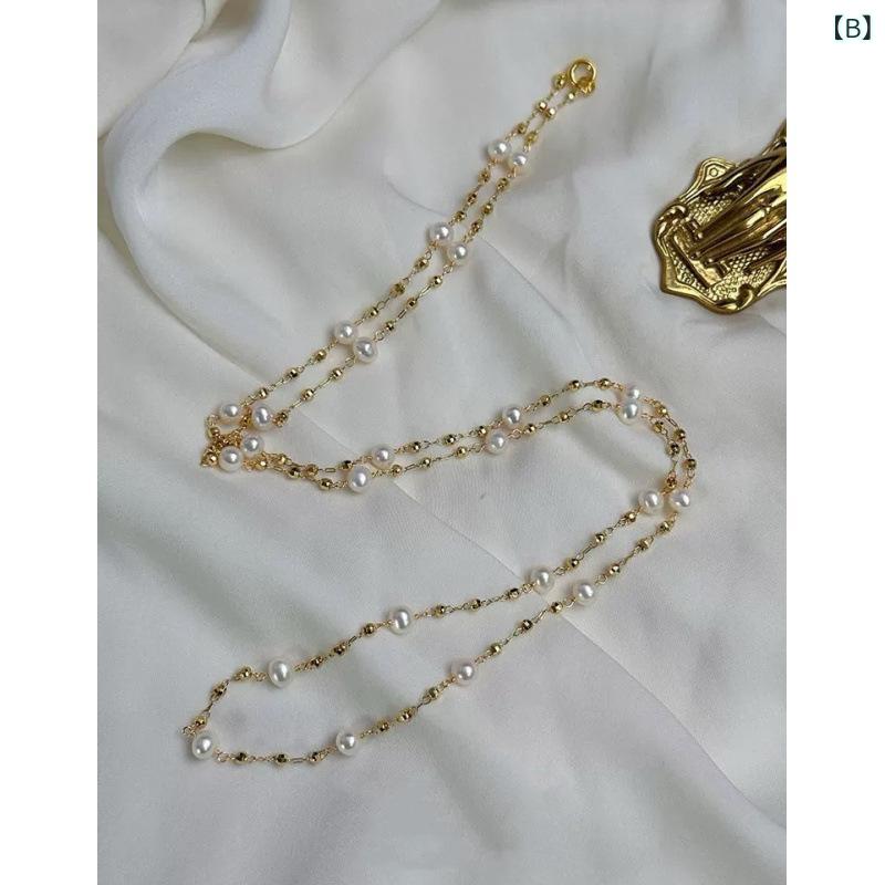 ��ǥ����� �ͥå��쥹 ���󥰥ͥå��쥹 ø��ѡ��� 6-7mm ŷ���� ���� ���ߥ饦��� ����� ���� �⸫�� ��Ͳİ��� ���줤�� �����奢�� ���ʻȤ� ����ץ� �ۥ磻�� ���������꡼