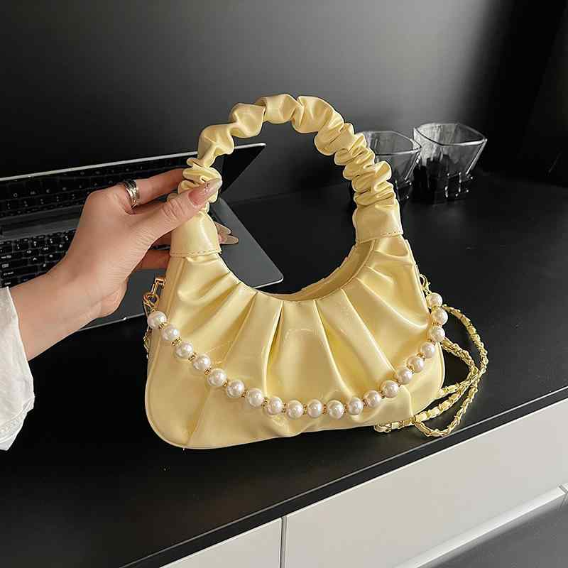 レディース バッグ ハンドバッグ ショルダーバッグ 2WAY クラウドバッグ プリーツ ギャザー 斜めがけ 肩掛け 小さめ ミニバッグ 上品 高見え 大人可愛い きれいめ カジュアル デイリー 鞄 かばん