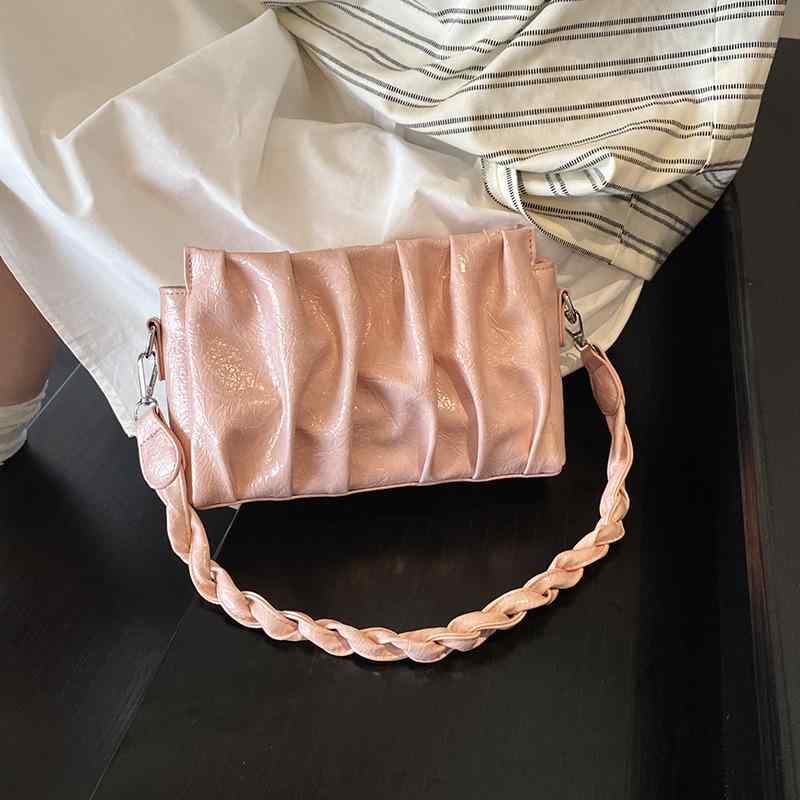 レディース バッグ ショルダーバッグ クラウドバッグ プリーツ ギャザー スクエアバッグ ワンショルダー シンプル 高見え 上品 きれいめ 通勤 オフィス カジュアル デイリー お出かけ