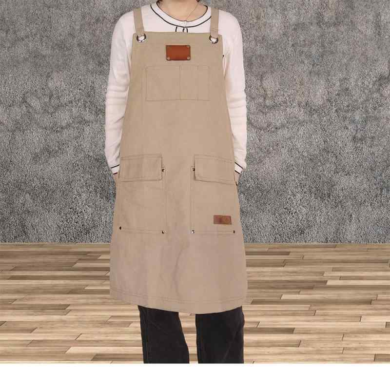 男女兼用 エプロン 撥水 防汚 丈夫 ワークエプロン 飲食店 キッチン カフェ ネイルサロン 美容師 ホールスタッフ 作業用 制服 ユニフォーム おしゃれ シンプル 名入れ可能 ロゴ入れ対応 業務用 耐摩耗 動きやすい 清潔感(x10)