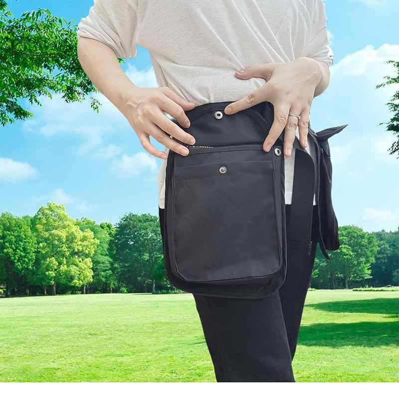 Rakuten - 男女兼用 ユニセックス ウエストポーチ ヒップバッグ ボディバッグ バッグ アウトドア 登山 釣り 旅行 スポーツ ファスナー フラップ付き 多機能 ポケット 軽量 動きやすい おしゃれ シンプル カジュアル キャンプ 散歩 トラベル(x2)