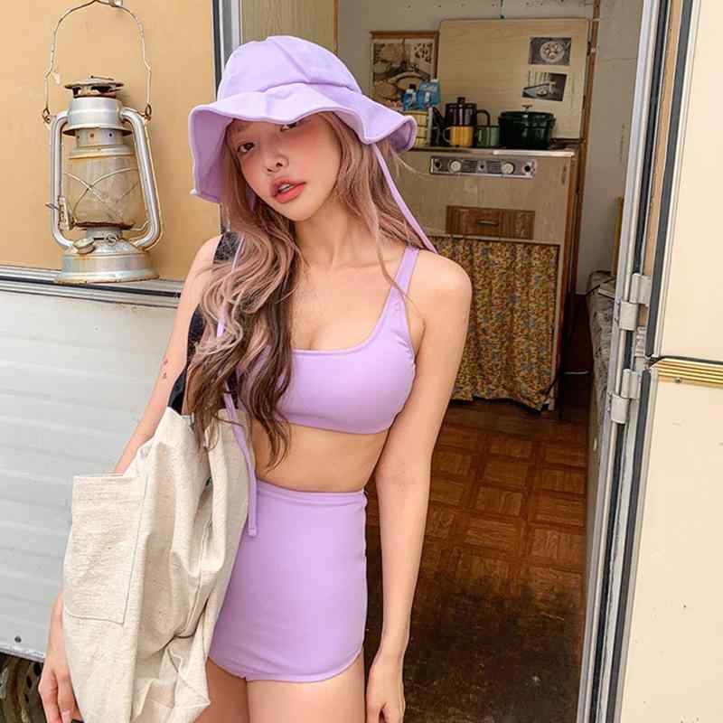 レディース 水着 ビキニ セパレート 体型カバー お腹カバー 細見え 着痩せ 露出控えめ 韓国風 大人可愛い フェミニン 温泉 海 プール セクシー 上品 リゾート 夏