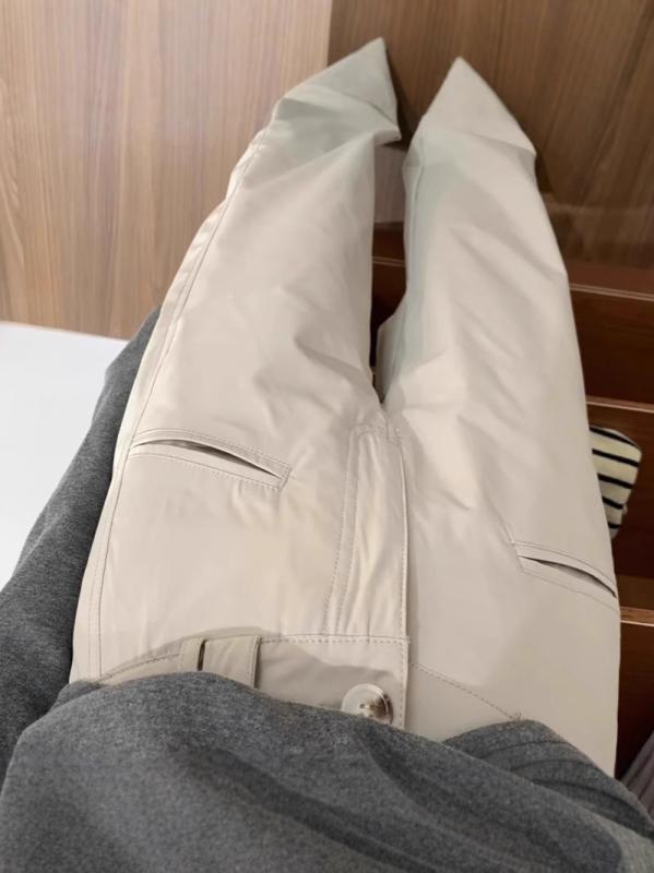 Other - レディース カーゴパンツ ワイドパンツ ハイウエスト ストレート 大きいサイズ 体型カバー 脚長効果 着痩せ 楽ちん カジュアル 春夏