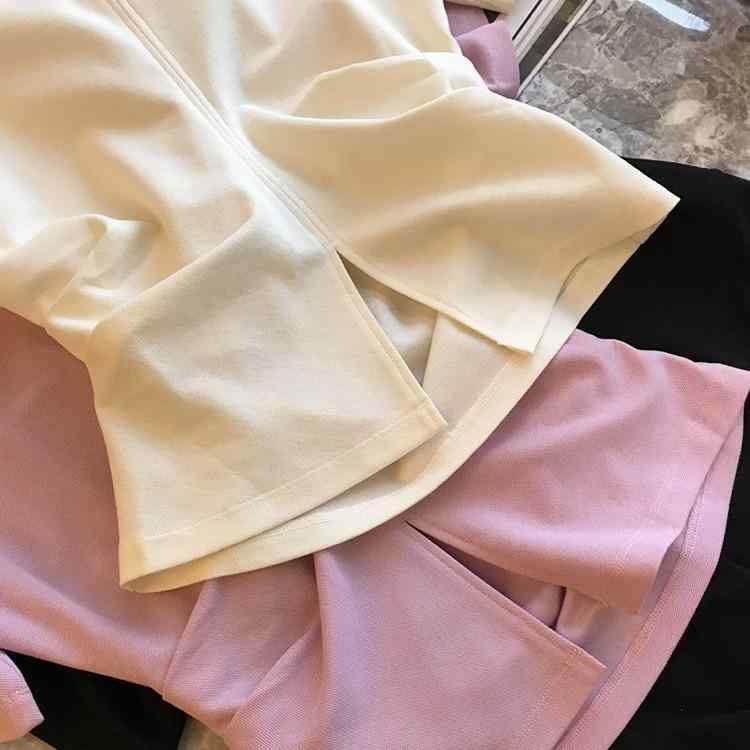 レディース Tシャツ 半袖 クルーネック 60番手 シルケット加工 2本撚り 鹿の子素材 ウエストシェイプ ギャザー 細見え スタイルアップ きれいめ 上品 大人カジュアル トップス 夏