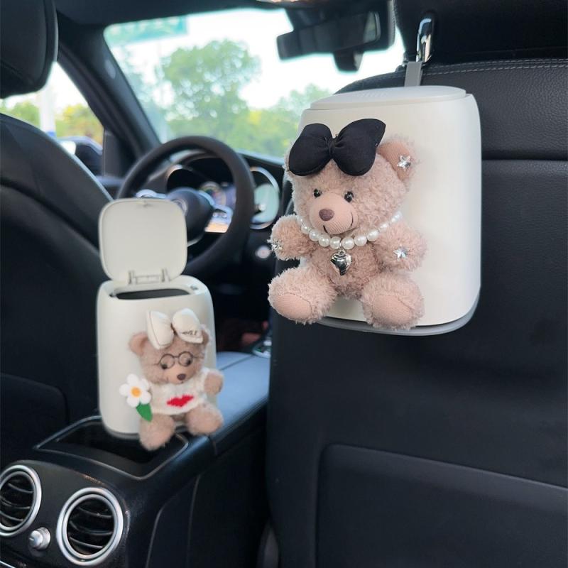 車用ゴミ箱 ミニゴミ箱 車載用 コンパクト 前部座席 後部座席 収納ボックス 小物入れ ダストボックス 整理整頓 車内 インテリア 快適 カー用品 便利グッズ カーアクセサリー シンプル