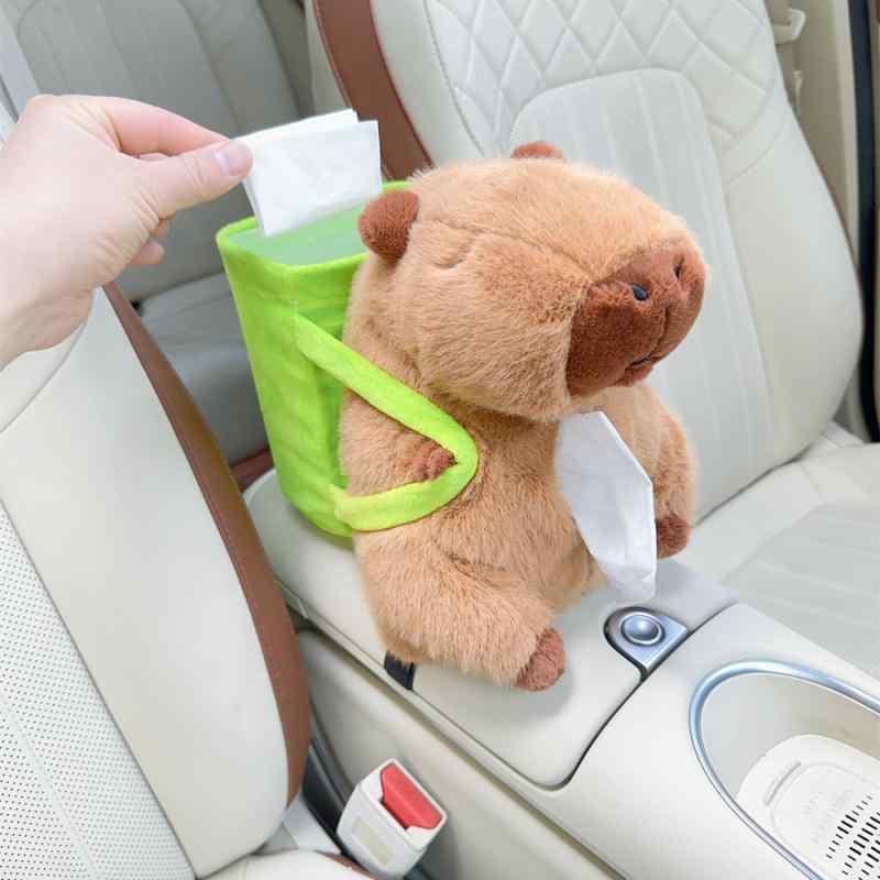 レディース 車用ゴミ箱 カー用品 吊り下げ式 ヘッドレスト取付 収納バッグ 車載用 前部座席 後部座席 かわいい キャラクター コンパクト 整理整頓 便利グッズ 車内アクセサリー 小物入れ celone-10216441 くらしのセロネ パッケージ画像