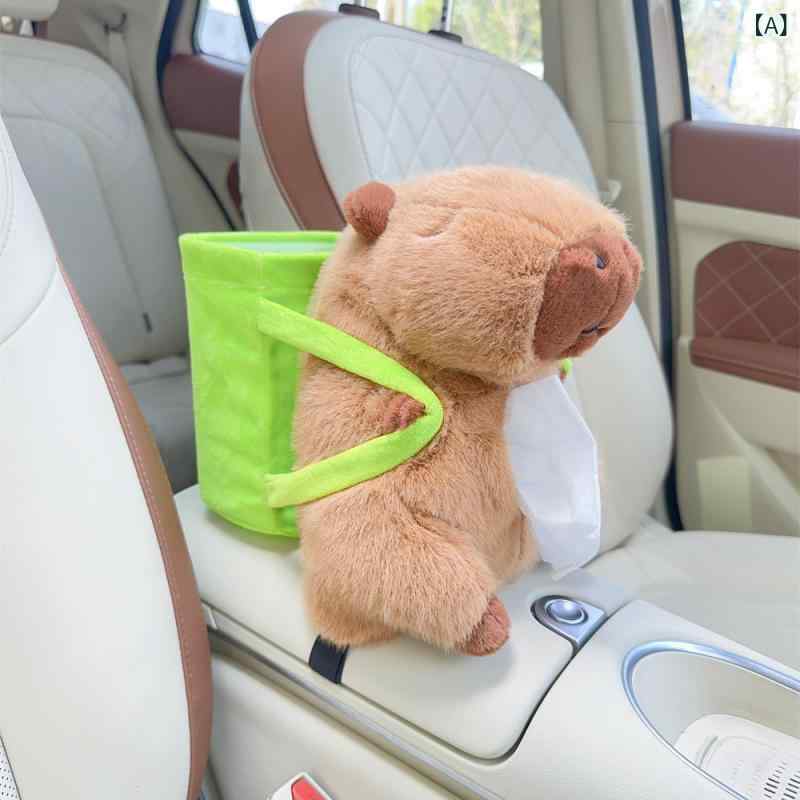 レディース 車用ゴミ箱 カー用品 吊り下げ式 ヘッドレスト取付 収納バッグ 車載用 前部座席 後部座席 かわいい キャラクター コンパクト 整理整頓 便利グッズ 車内アクセサリー 小物入れ celone-10216441 くらしのセロネ サンプル画像2