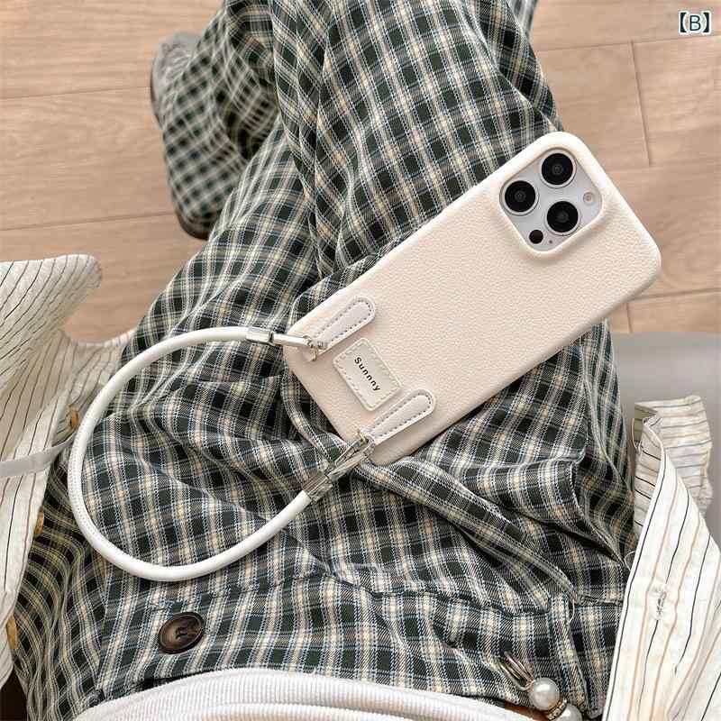レディース iPhoneケース スマホケース iPhone16 iPhone15 Pro Max iPhone14 iPhone13 iPhone12 iPhone11 対応 レザー調 ストラップ付き ショルダーストラップ 首掛け 斜めがけ 立体 シンプ