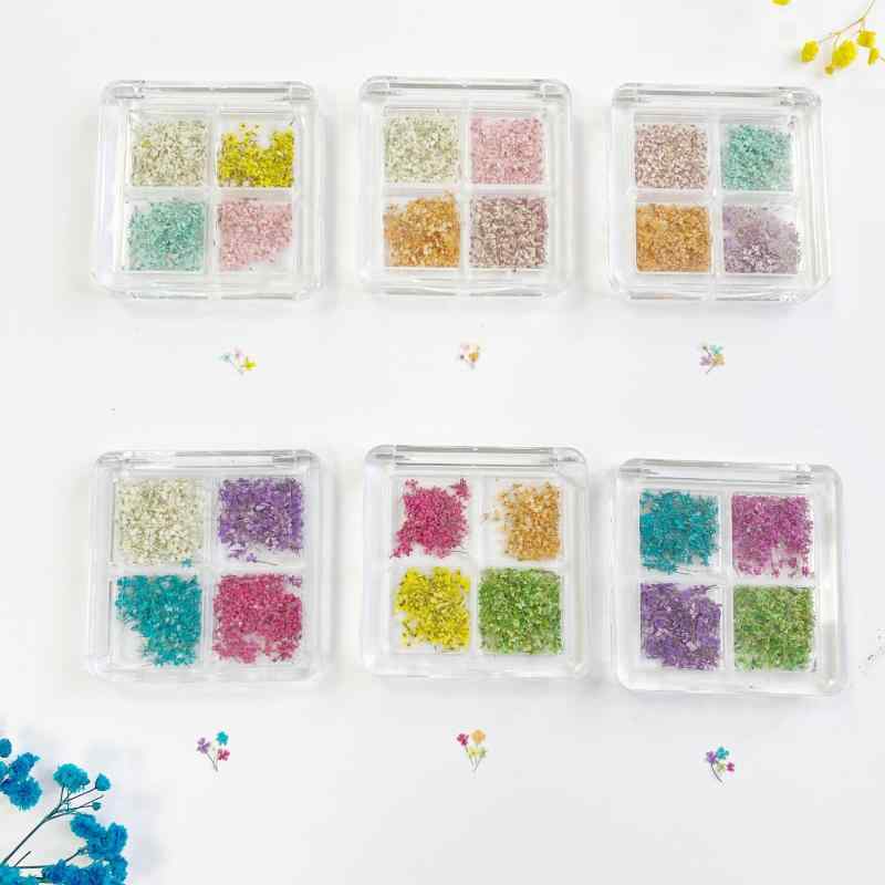 ネイルパーツ 押し花 ドライフラワー 小花 ジェルネイル セルフネイル DIY レジン資材 ハンドメイド素材 ネイルアート デコレーション 上品 大人可愛い トレンド 華やか ボタニカル アートパーツ
