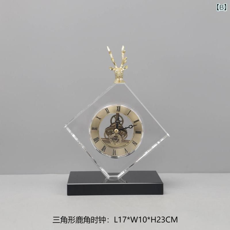 置時計 卓上 アナログ 機械式デザイン メカニ...の紹介画像3