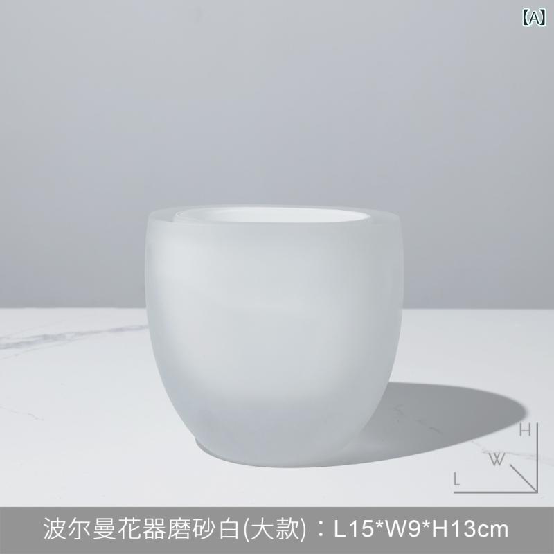 フラワーベース 花瓶 花器 ガラス製 シンプル モダン リビング ダイニング センターテーブル キャビネット オブジェ 置物 インテリア 雑貨 上品 高見え モデルルーム デコレーション ドライフラワー 2