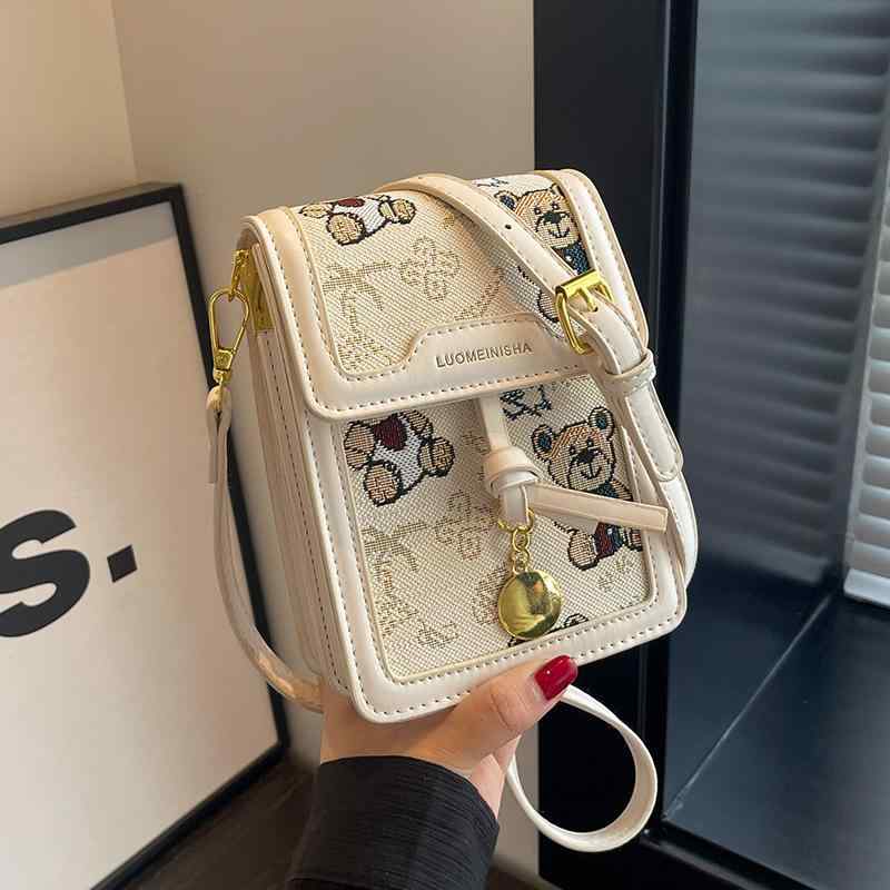 Carry Cases - レディース スマホショルダー ショルダーバッグ 斜めがけ 肩掛け ミニバッグ スマホポーチ ポシェット レトロ かわいい おしゃれ 合わせやすい 高見え 軽量 コンパクト 小さめ お出かけ カジュアル 夏