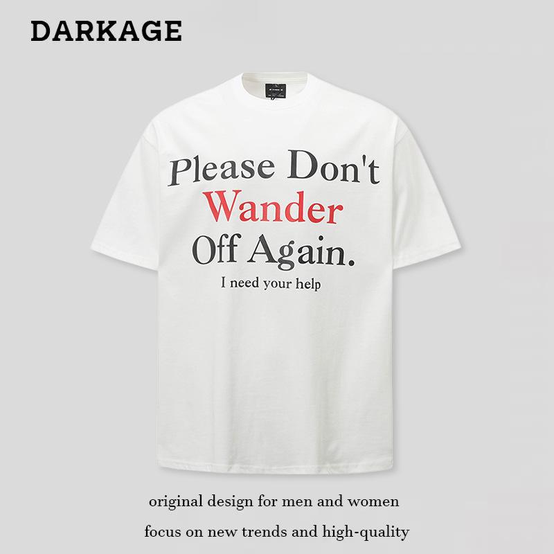 乐天商城 - 男女兼用 Tシャツ 半袖 綿100% ヘビーウェイト クルーネック トップス アメリカンヴィンテージ レトロ ロゴプリント 英字プリント カジュアル ストリート 普段使い 夏