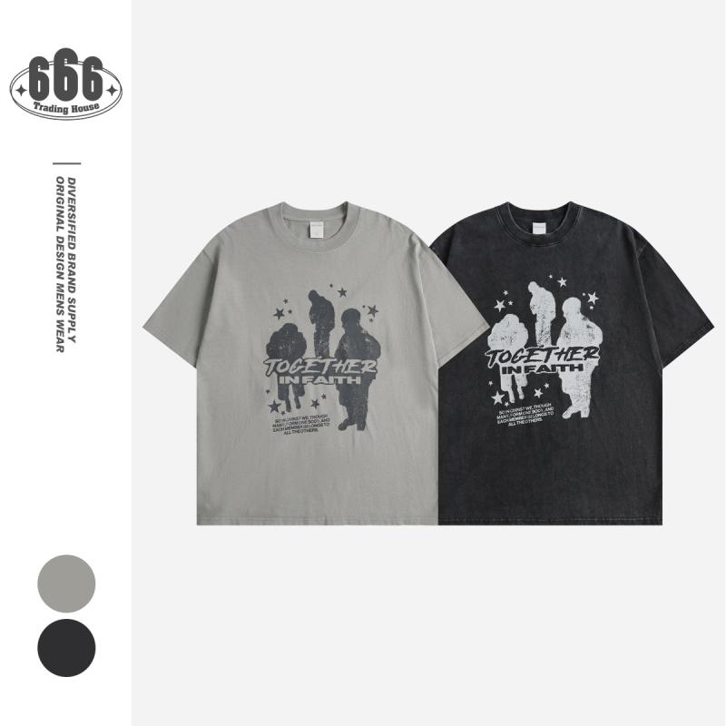 男女兼用 Tシャツ ヘビーウェイト 綿100% クルーネック 半袖 ゆったり オーバーサイズ 厚手 無地 カジュアル ストリート コットン カットソー トップス 夏
