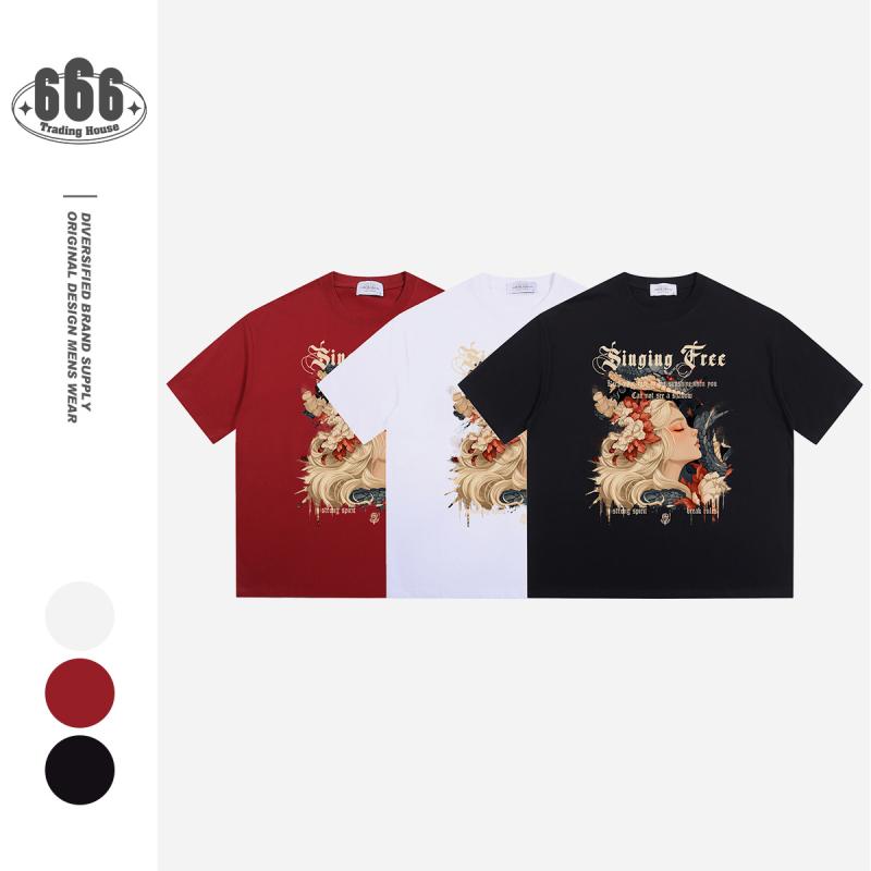 男女兼用 Tシャツ 半袖 綿100% カットソー ゆったり トップス カジュアル ペアルック お揃い ストリート トレンド オーバーサイズ クルーネック 夏服 おしゃれ
