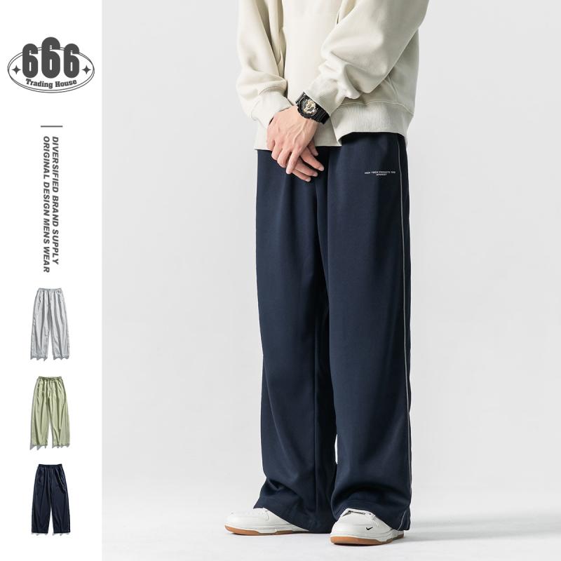 男女兼用 パンツ スウェットパンツ ロング丈 ゆったり ストリート系 アメカジ カレッジ風 ベーシック 楽ちん 動きやすい ペアルック スポーツ シンプル 春 夏 秋 冬