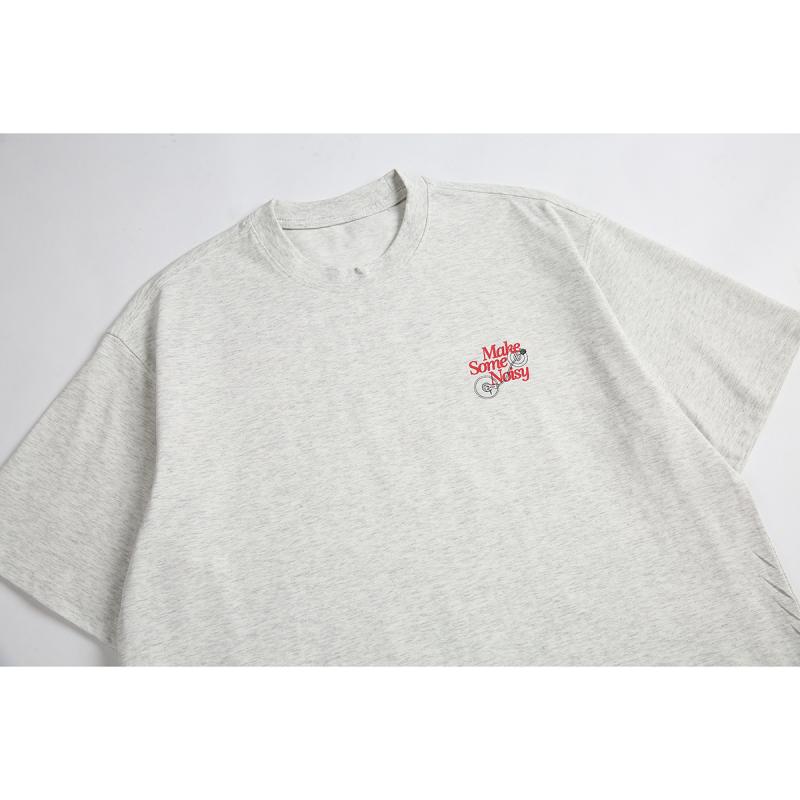 男女兼用 Tシャツ 半袖 クルーネック アメリカンスタイル ストリート トレンド お揃い ペアルック カップル カジュアル トップス 夏服 シンプル おしゃれ リンクコーデ 夏