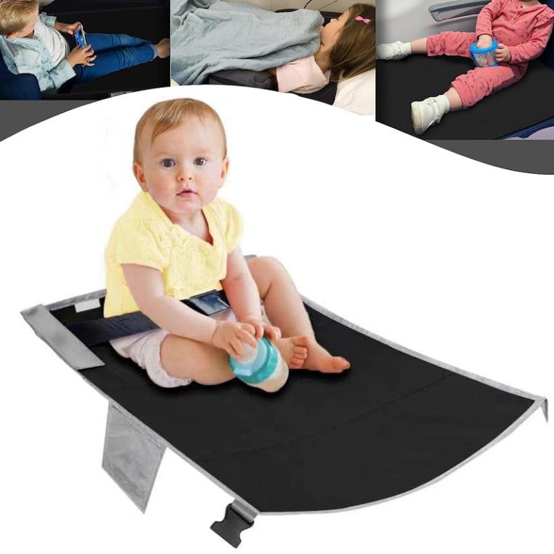 キッズ 飛行機用ベッド 子供用 幼児 フットレスト 足置き シート延長 持ち運び ポータブル 快適グッズ 旅行用品 旅行グッズ 長距離飛行 海外旅行 帰省 軽量 設置簡単 便利 コンパクト
